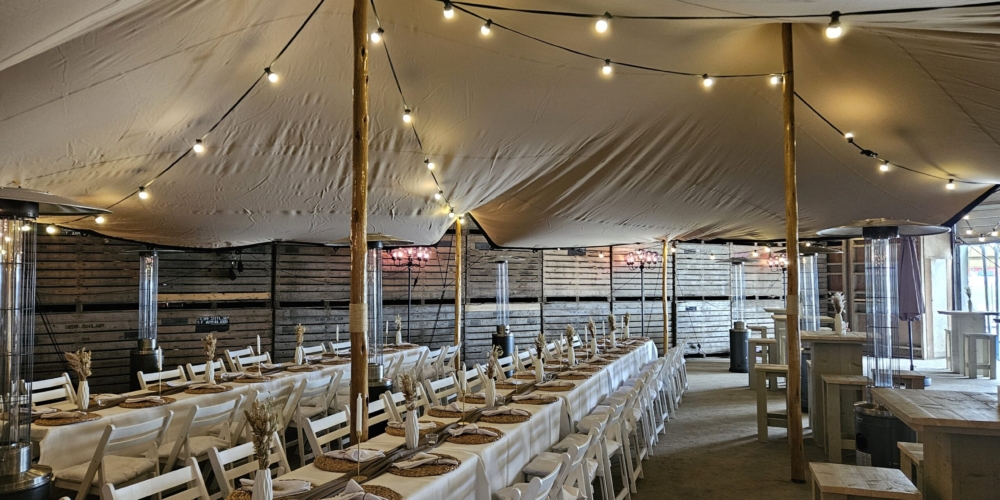 Diner in Stretchtent